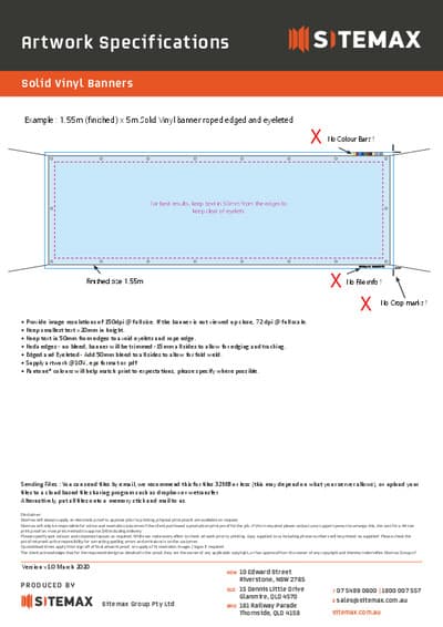Vinyl Banner Artwork Requirements