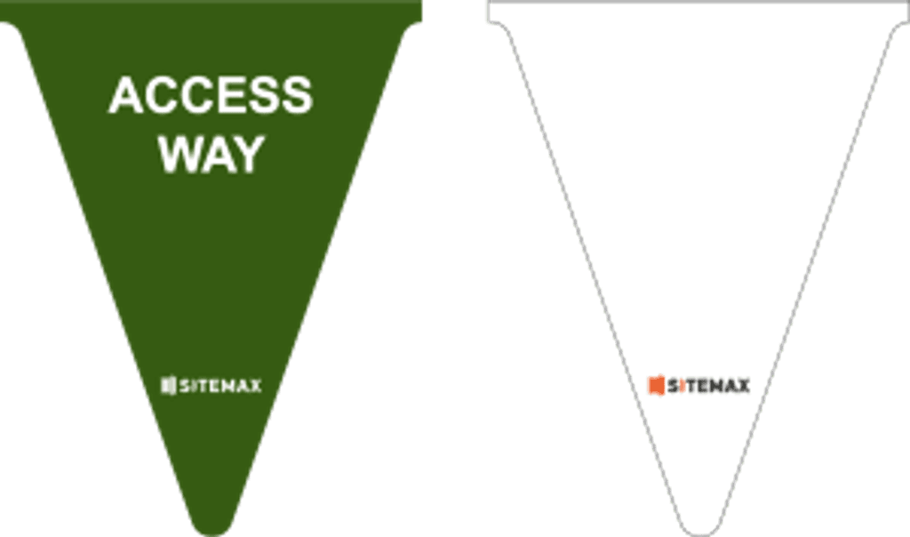 Custom Access Way Bunting: