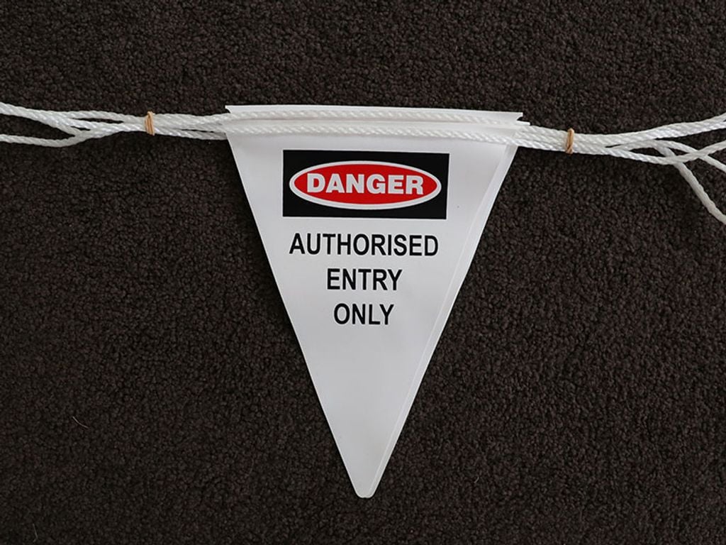 Custom Danger Bunting