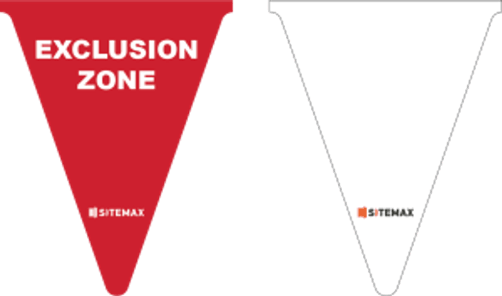 Custom Exclusion Zone Bunting