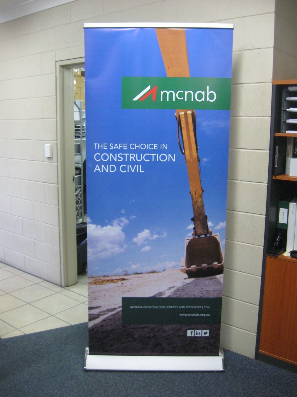 McNab Pull Up Banner