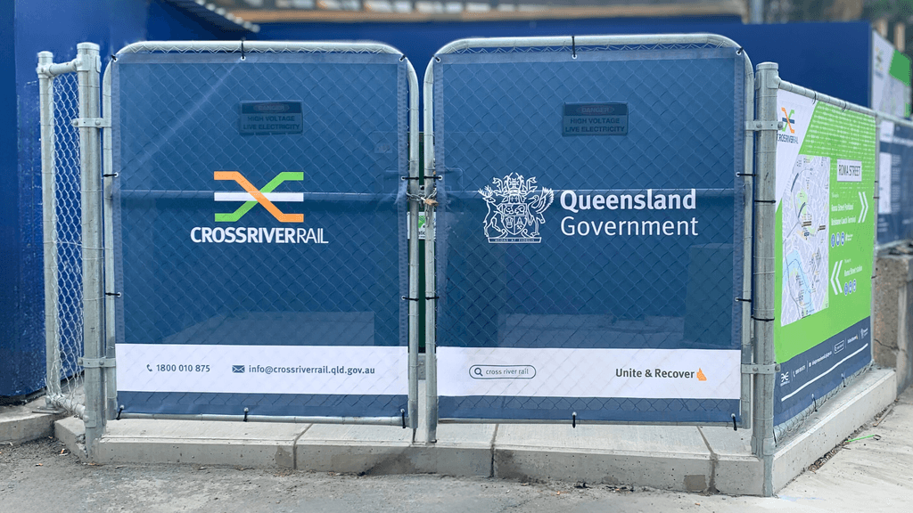 Qld Govt | Cross River Rail | Select Mesh Panels
